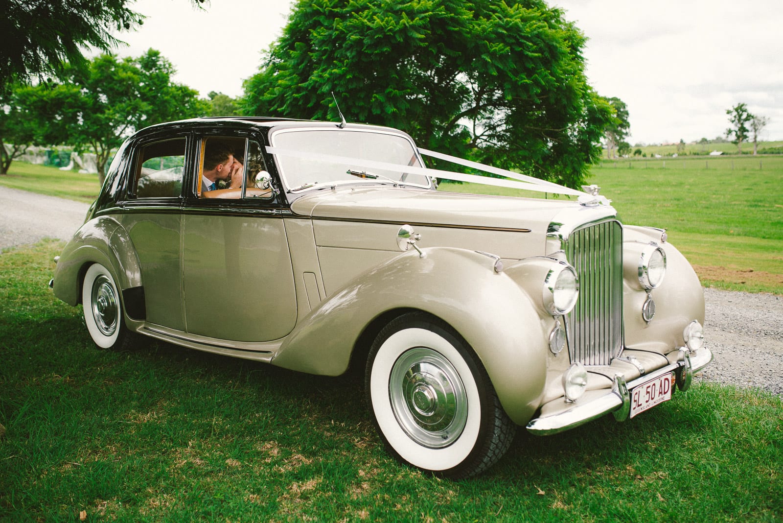 Classic Bentley Wedding car