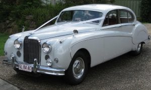 Jaguar wedding car Hire White