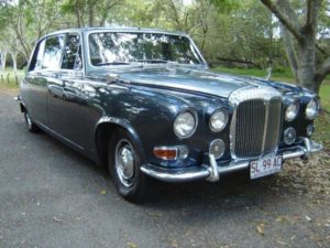 Vintage cDaimler Wedding Limousine Wedding car Hire Brisbane