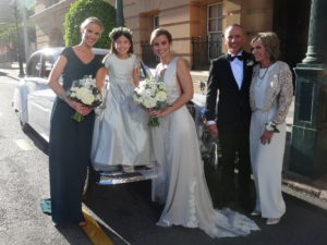 Bridal Party with Jag Mk IX