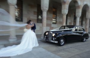 Jaguar Mk IX 1960 wedding photo